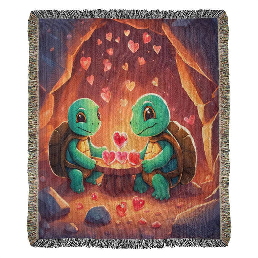 Crystal Turtle Cavern of Affection- Heirloom Woven Blanket