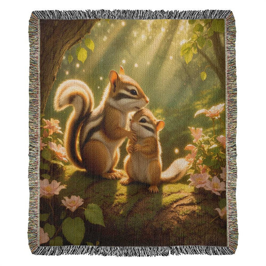 Chipmunks Adored - Heirloom Woven Blanket