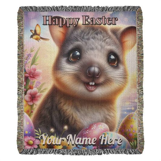 Numbat- Easter Gift-Christian Gift-Personalized Heirloom Woven Blanket