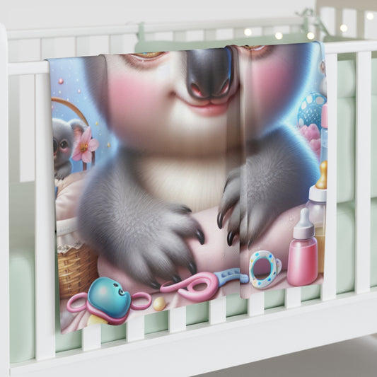 Koala- Baby Shower Gift-Newborn Gift-Baby Swaddle Blanket