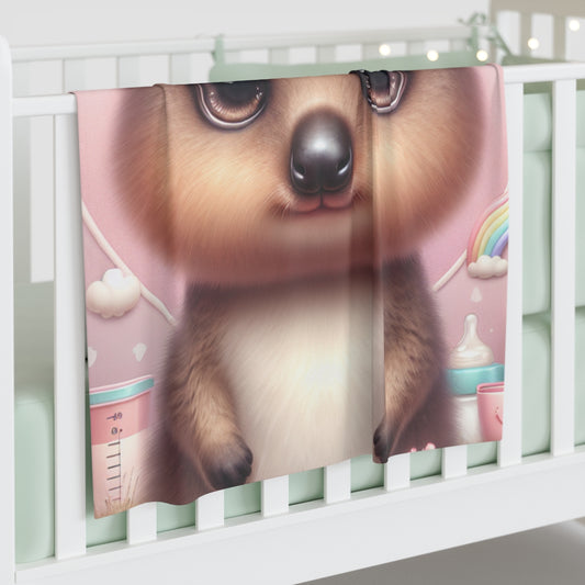 Quokka- Baby Shower Gift-Newborn Gift-Baby Swaddle Blanket