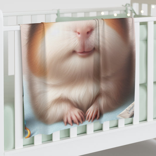 Guinea Pig- Baby Shower Gift-Newborn Gift-Baby Swaddle Blanket