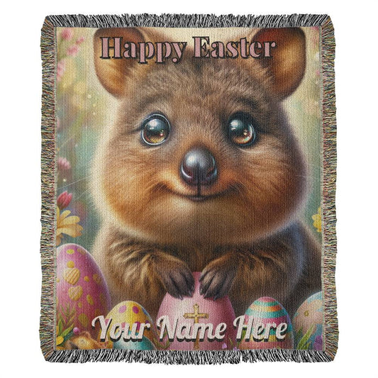 Quokka- Easter Gift-Christian Gift-Personalized Heirloom Woven Blanket