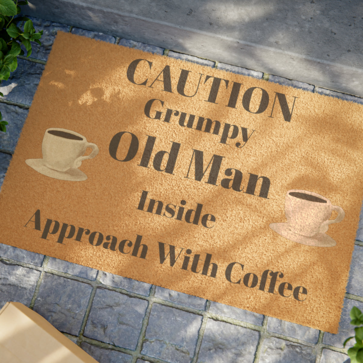Personalize Approach With Coffee - Doormat