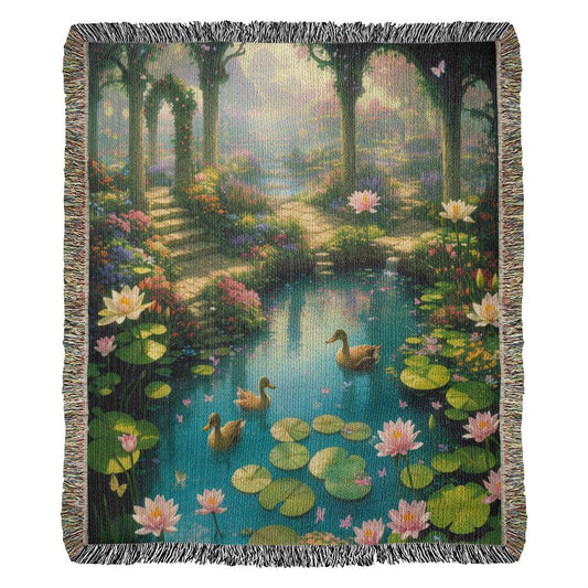 Ducks-Lily Pad Pavilion-  Heirloom Woven Blanket